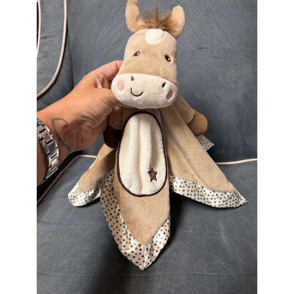 Douglas Baby Other - Douglas Baby Star Pony lil snuggler Security Blanket Tan Pony Plush Lovey